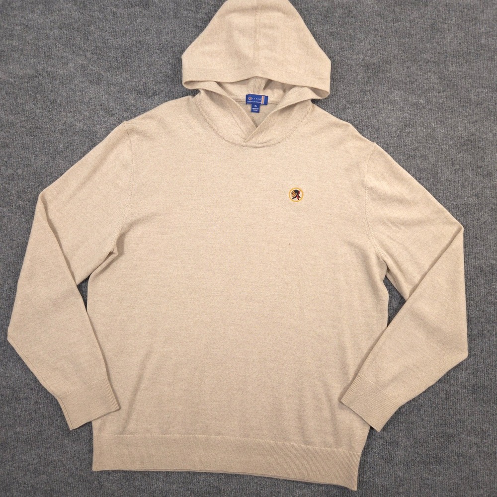Stitch Seminole Golf Club Italian Luxe Merino Wool Hoodie Mens XL Beige Pullover